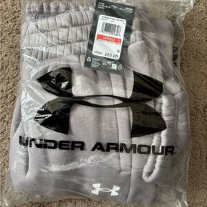 Under Armour Purple-Gray Gym Pants